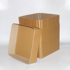 ถังไฟเบอร์ทรงสี่เหลี่ยม/ทรงสี่เหลี่ยมผืนผ้า CH SJPACK ขนาด 21 แกลลอน พร้อมฝาปิดแบบยืดหดได้ ป้องกันการรั่วซึม ทนทาน ประหยัด และสามารถวางซ้อนกันได้ - Product Image 3