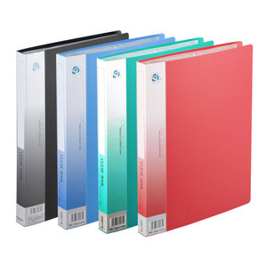 Comix – dossier de classement transparent A4, paquet de 40 porte-documents en plastique, organisateur de rangement de papeterie de bureau translucide - Product Image 1