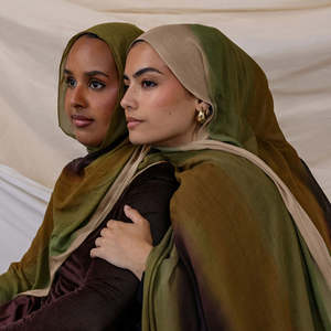 Hiyab de Moda Otoñal con Estampado de Dibujos Animados, Suave, de una Sola Cara, con Infiltración Modal, para Mujeres Musulmanas, Chal Étnico con Diseño de Extraterrestre - Product Image 2