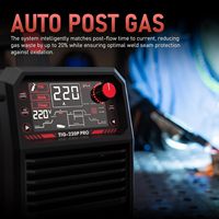 YEESTECH 220A Poste à souder TIG 5-en-1, double tension 110V/220V, DC TIG/PULSE/HF, démarrage automatique, interface pédale de gaz