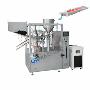Fully Automatic Tooth Paste Tube Filling And Sealing Machine Soft Tube Fill Seal Machine