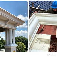 Moule de corniche de colonne romaine, moule de décoration de corniche en béton, adapté à la décoration de villa
