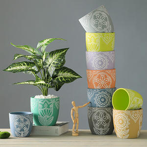 <span class=keywords><strong>Pot</strong></span> de fleurs de jardin <span class=keywords><strong>Pot</strong></span> de fleurs en céramique quantité minimale de commande Utilisé avec fleur/plante verte 8 couleurs en option Sol, jardin - Product Image 2