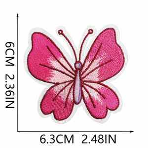 Offre Spéciale – Patch thermocollant rose style disco, papillon, crâne, œil pour vêtements et sacs - Product Image 4