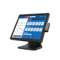 Monitor Táctil Capacitivo de 17 Pulgadas 5:4, Soporte de Pared VGA, Monitor de PC Táctil para Punto de Venta Windows