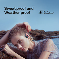 Sur l'oreille casque à conduction d'air écouteur sans fil Microphone à flèche détachable pour ordinateur portable casques téléphoniques