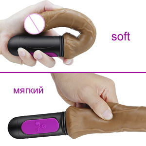 Vibrador de Pene con Carga USB de TPE, Vibrador de Simulación, Juguetes Sexuales para la Masturbación Femenina para Chicas - Product Image 2