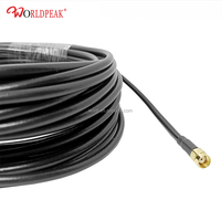 Câble coaxial N mâle femelle vers SMA mâle femelle 50 ohms RF Pigtail RG58/LMR 195 200 240 pour routeur WiFi, récepteur GPS, amplificateur de signal