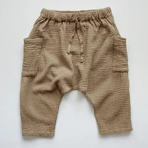 Pantaloni tinta unita per bambini pantaloni sportivi per bambini pantaloni per bambini 100% cotone ragazzi ragazze Jogger Casual