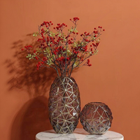 Vases en verre cristal transparent en gros – Achat en vrac pour arrangements floraux et décoration intérieure
