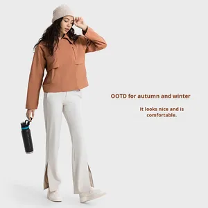 Chaqueta deportiva de concha suave para mujer a la moda, capucha desmontable, patrón sólido, cremallera, soporte, impermeable, transpirable, Cordura, viento corto - Product Image 3