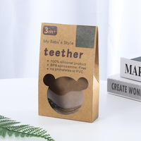 Caja de Cartón Kraft Personalizada para Juguetes Pequeños de Bebé, Estuche para Teléfono, Auriculares, Chocolate, con Ventana Transparente