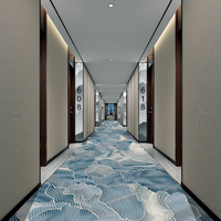 Tapis d'hôtel de luxe en nylon tufté lavable pour espaces publics, salles de banquet et de mariage, tissé à la machine