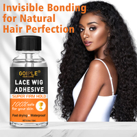 Colle adhésive pour perruques à marque privée, tenue super forte, 15 ml, invisible, résistante à l'eau et à la transpiration, séchage rapide
