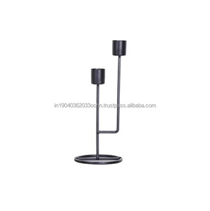 Bougeoir en métal design antique pour la maison et l'hôtel Chandelier de table décoratif de Noël et lanterne pour la décoration intérieure - Product Image 4