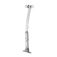 Charnière de porte industrielle Rittal pour armoire électrique, en acier au carbone chromé, réglable, ouverture à 180 degrés, avec tige de support cylindrique