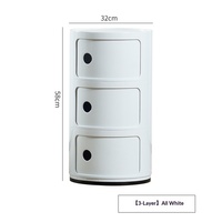 Mesita de Noche Modular de Madera Creativa de Fábrica, Diseño Moderno y Sencillo, Desmontable, con 2/3 Cajones, para Sala de Estar