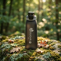 Bouteille d'eau intelligente anti-odeurs avec capsules de fruits, écologique, anti-fuite et anti-poussière, idéale pour l'école, les voyages et les activités de plein air