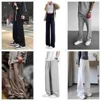 Celana Panjang Wanita Super Lembut Model Kaki Lebar, Celana High Waist Stylish, Celana Pria Longgar, Pengiriman Acak
