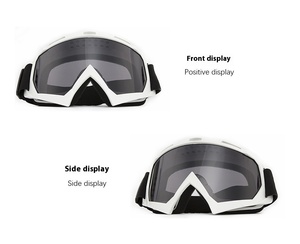 Masque de motocross Shenmoren SMR-HB-010 personnalisable, multicolores, coupe-vent, protection UV, verres PC à monture intégrale, ensemble de lunettes de sport - Product Image 3