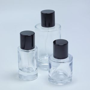 30ml 50ml 100ml Round Clear Glass Perfume <b>Bottles</b> with Custom Logo Screen Printing <b>Box</b> Packaging - Product Image 2