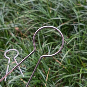 Clips de poteau en T galvanisés pour <span class=keywords><strong>fil</strong></span> de clôture Attaches en acier très résistantes pour clôtures agricoles et de jardin sécurisées - Product Image 2