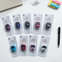 Compteur de Prière Numérique Réglable en Gros Tasbih Tasbeeh avec Affichage LED, Compteur de Doigts en Forme d'Anneau pour Musulmans