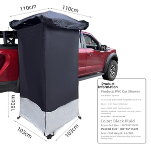 Tente de douche latérale pour voiture E-RIKE en gros, auvent portable en alliage d'aluminium pour <span class=keywords><strong>camping</strong></span> - Product Image 2