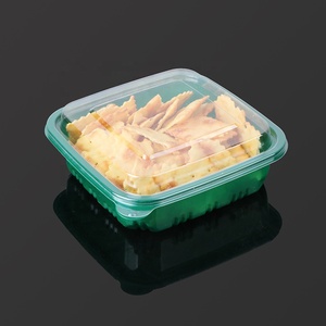 Boîte à pâtisserie en plastique jetable en PET - pour supermarché, pâtisserie, magasin de fruits, fruits secs, pâtisseries - Product Image 2