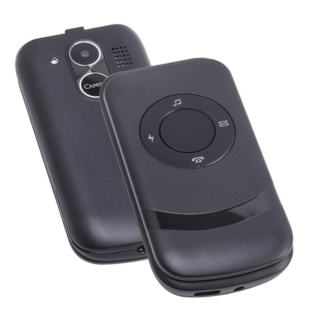 Ready to Ship UNIWA F6M 2.4 Inch Dual SIM Card Classic Old Style Big Buttons Type-C GSM Feature Flip Phone