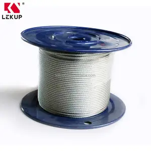 Câble métallique galvanisé à chaud en gros en Chine 1x12 câble en acier de 0.8mm fabrication en Chine câble métallique galvanisé 1*12