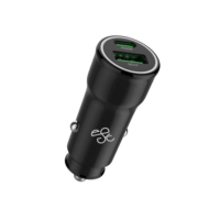 Adaptador de cargador de coche Carga rápida Calidad CE real Usb y Usb C Multi Puerto Luz LED Cargadores de coche para teléfono Cargador de coche