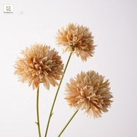 Offre Spéciale – Fleur de pissenlit artificielle à 3 têtes pour l'automne, en soie, pour centre de table, décoration de mariage, fête et accessoires de photographie