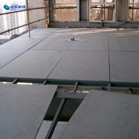 Dalle de sol en fibrociment à haute capacité de charge, panneau de ciment pour structure en acier, plancher de mezzanine, résistant à l'humidité