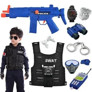 Politiebureau speelgoed voor kinderen, doe alsof je speelset, rollenspel, grappig schoolonderwijsspeelgoed