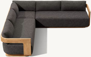 Luxury <strong>Teak</strong> Sofa <strong>Garden</strong> <strong>Furniture</strong> Design Lounge Patio Modular Sets Modern Corner Sectional Outdoor <strong>Teak</strong> Sofa - Product Image 3