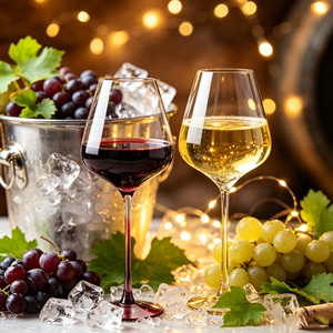 Verres à vin élégants à pied large, avec pied coloré et base décorative, pour la décoration de la maison et le service de vin privé lors de banquets - Product Image 2