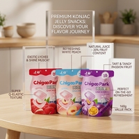 Sachets d'emballage alimentaire personnalisés découpés sur mesure, de forme irrégulière, imprimés en héliogravure, en OPP+MCP, couleur personnalisée, pour bonbons et snacks gélifiés, type pochette stand-up