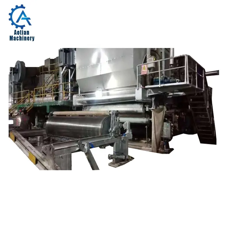 Bamboo products manufacturing toilet tissue paper making machine for recycling paper
