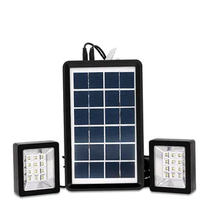 Easy Power multifuNction 6v3w portable lithium battery ups backup power electric solar lighting system kit