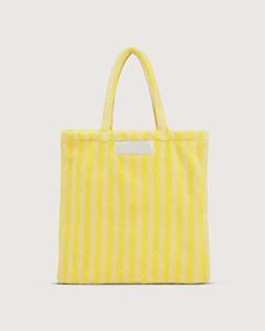 100% pamuk Tote çanta Terry şerit havlu plaj çantası için kare ve dikdörtgen şekli plaj seyahat için bez plaj çantası - Product Image 6