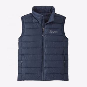Giubbotto invernale con Design personalizzato Gilet in Nylon con imbottitura antivento stile <span class=keywords><strong>Casual</strong></span> per il freddo giacche da <span class=keywords><strong>uomo</strong></span> senza maniche - Product Image 1