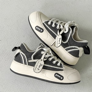 Shoes Men <b>Small</b>-scale Original Design Canvas Shoes for Heightening and Thick Soles Men's Shoes for 2025 New Style Casual Shoes - Product Image 2
