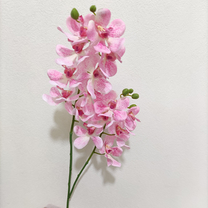 Orchidées Cymbidium en latex à toucher réel, faites à la main, à longue tige, fleurs artificielles, décoration pour la fête des mères, Halloween, Nouvel An, vente chaude - Product Image 3