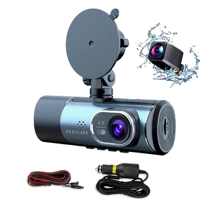 Cámara para Auto Ele-Gate 4K de 3 Canales, Frontal 4K, Interior 1080P, Trasera 1080P, WiFi, Dashcam - Product Image 1