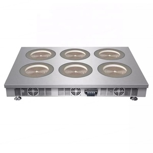 เตาแม่เหล็กไฟฟ้ากำลังสูงอเนกประสงค์ 6 หัวเตา สำหรับครัวมืออาชีพ - Product Image 3