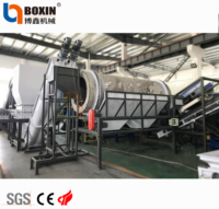 Bouteille PET en Polyester fibres de base niveau bouteilles en plastique PET écrasement lavage séchage recyclage ligne de Machine