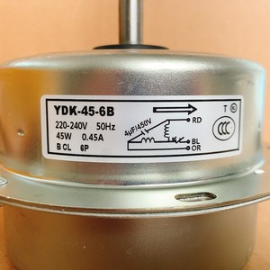 Motor de Ventilador Ydk 45 6b de 45w para Unidad Exterior de Aire Acondicionado Chigo con Espaciado de Orificios Especial - Product Image 2