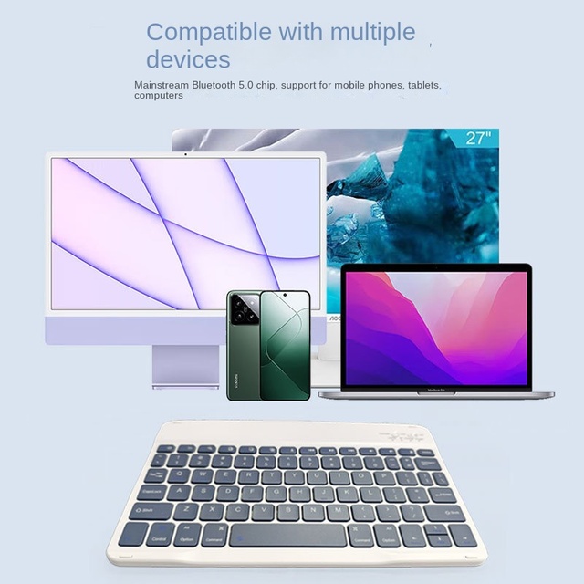 New Slim Rechargeable Compact Layout Ergonomic Wireless Infrared Scissor Plastic Ultra Thin 78-Key Type-C Hot-Swap USB Keyboard
