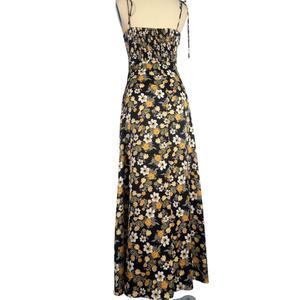 ชุดเดรสสายเดี่ยวพิมพ์ลายสีดำสำหรับสุภาพสตรีในฤดูร้อน - Product Image 2